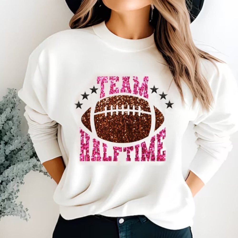 San Francisco Football Sweatshirt Sf 49Ers Football Crewneck Sweatshirt